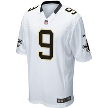 Load image into Gallery viewer, Youth New Orleans Saints Drew Brees Nike White Game Jersey