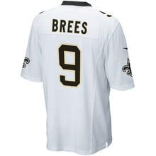 Load image into Gallery viewer, Youth New Orleans Saints Drew Brees Nike White Game Jersey