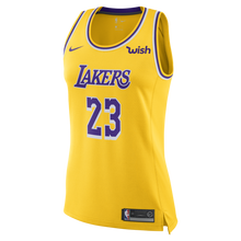 Load image into Gallery viewer, 23 - Los Angeles Lakers Women's LeBron James 2018-19 Icon Edition Swingman Jersey - Gold