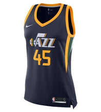 Load image into Gallery viewer, 45 - Icon Swingman Jersey - WomensApparelJerseys - Utah Jazz - Mitchell Donovan - Primary - Navy
