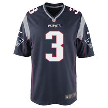 Load image into Gallery viewer, Nike Stephen Gostkowski #3 Game Jersey-Navy