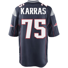 Load image into Gallery viewer, Nike Ted Karras #75 Game Jersey-Navy