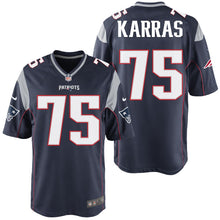 Load image into Gallery viewer, Nike Ted Karras #75 Game Jersey-Navy