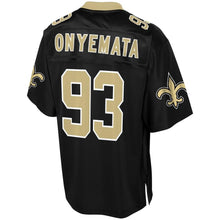 Load image into Gallery viewer, Men' NFL Pro Line David Onyemata Black New Orleans Saints Player Jersey