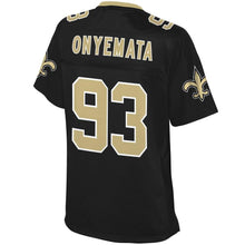 Load image into Gallery viewer, Women' NFL Pro Line David Onyemata Black New Orleans Saints Player Jersey