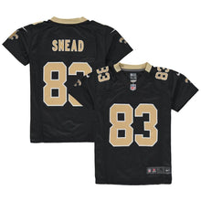 Load image into Gallery viewer, Youth Nike Willie Snead Black New Orleans Saints Game Jersey