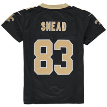 Load image into Gallery viewer, Youth Nike Willie Snead Black New Orleans Saints Game Jersey