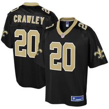 Load image into Gallery viewer, Men' NFL Pro Line Ken Crawley Black New Orleans Saints Player Jersey