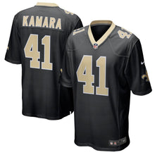 Load image into Gallery viewer, Men' Nike Alvin Kamara Black New Orleans Saints Game Jersey