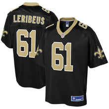 Load image into Gallery viewer, Men' NFL Pro Line Josh LeRibeus Black New Orleans Saints Team Color Player Jersey