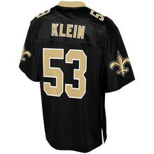 Load image into Gallery viewer, Men' NFL Pro Line A.J. Klein Black New Orleans Saints Team Color Player Jersey