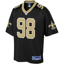 Load image into Gallery viewer, Men' NFL Pro Line Sheldon Rankins Black New Orleans Saints Team Color Player Jersey