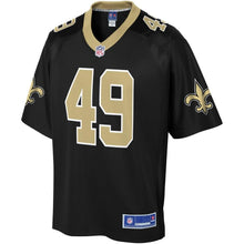 Load image into Gallery viewer, Men' NFL Pro Line Zach Wood Black New Orleans Saints Player Jersey