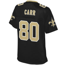 Load image into Gallery viewer, Women' NFL Pro Line Austin Carr Black New Orleans Saints Team Color Player Jersey