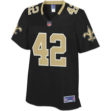 Load image into Gallery viewer, Women' NFL Pro Line Zach Line Black New Orleans Saints Team Color Player Jersey