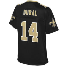 Load image into Gallery viewer, Women' NFL Pro Line Travin Dural Black New Orleans Saints Team Color Player Jersey