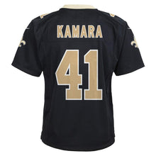 Load image into Gallery viewer, Youth Nike Alvin Kamara Black New Orleans Saints Game Jersey