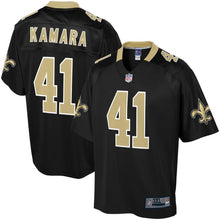 Load image into Gallery viewer, Men' NFL Pro Line Alvin Kamara Black New Orleans Saints Big &amp; Tall Player Jersey