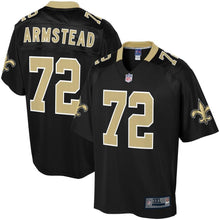 Load image into Gallery viewer, Men' NFL Pro Line Terron Armstead Black New Orleans Saints Big &amp; Tall Player Jersey