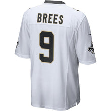 Load image into Gallery viewer, Men' Nike Drew Brees White New Orleans Saints Game Jersey