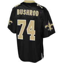 Load image into Gallery viewer, Men' NFL Pro Line Jermon Bushrod Black New Orleans Saints Big &amp; Tall Player Jersey