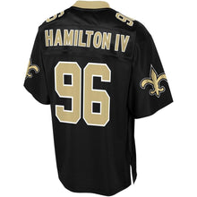 Load image into Gallery viewer, Men' NFL Pro Line Woodrow Hamilton Black New Orleans Saints Big &amp; Tall Player Jersey
