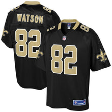 Load image into Gallery viewer, Women' NFL Pro Line Benjamin Watson Black New Orleans Saints Player Jersey