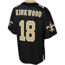 Load image into Gallery viewer, Men' NFL Pro Line Keith Kirkwood Black New Orleans Saints Player Jersey
