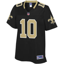 Load image into Gallery viewer, Women' NFL Pro Line Tre'Quan Smith Black New Orleans Saints Player Jersey