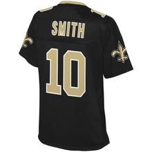 Load image into Gallery viewer, Women' NFL Pro Line Tre'Quan Smith Black New Orleans Saints Player Jersey