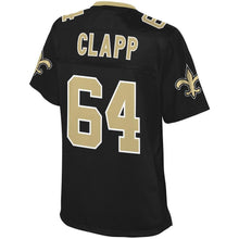 Load image into Gallery viewer, Women' NFL Pro Line Will Clapp Black New Orleans Saints Player Jersey