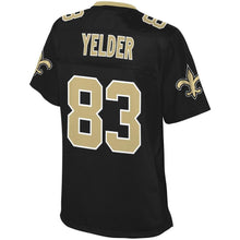 Load image into Gallery viewer, Women' NFL Pro Line Deon Yelder Black New Orleans Saints Player Jersey