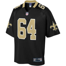 Load image into Gallery viewer, Men' NFL Pro Line Will Clapp Black New Orleans Saints Big &amp; Tall Player Jersey