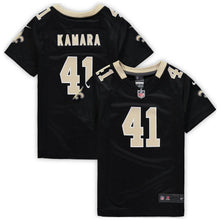 Load image into Gallery viewer, Girls Youth Nike Alvin Kamara Black New Orleans Saints Game Jersey