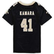 Load image into Gallery viewer, Girls Youth Nike Alvin Kamara Black New Orleans Saints Game Jersey