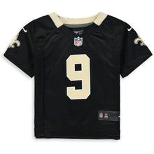 Load image into Gallery viewer, Infant Nike Drew Brees Black New Orleans Saints Player Game Jersey