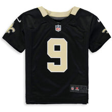 Load image into Gallery viewer, Toddler Nike Drew Brees Black New Orleans Saints Player Game Jersey