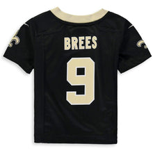 Load image into Gallery viewer, Toddler Nike Drew Brees Black New Orleans Saints Player Game Jersey