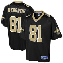 Load image into Gallery viewer, Men' NFL Pro Line Cameron Meredith Black New Orleans Saints Player Jersey