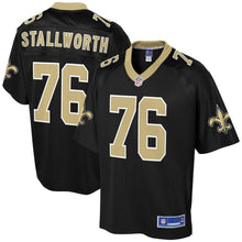 Load image into Gallery viewer, Men' NFL Pro Line Taylor Stallworth Black New Orleans Saints Player Jersey