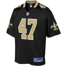 Load image into Gallery viewer, Men' NFL Pro Line Alex Anzalone Black New Orleans Saints Big &amp; Tall Player Jersey