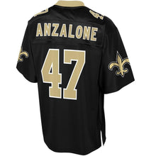 Load image into Gallery viewer, Men' NFL Pro Line Alex Anzalone Black New Orleans Saints Big &amp; Tall Player Jersey
