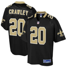 Load image into Gallery viewer, Men' NFL Pro Line Ken Crawley Black New Orleans Saints Big &amp; Tall Player Jersey