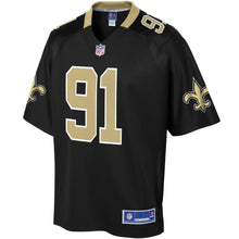 Load image into Gallery viewer, Men' NFL Pro Line Trey Hendrickson Black New Orleans Saints Big &amp; Tall Player Jersey