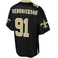 Load image into Gallery viewer, Men' NFL Pro Line Trey Hendrickson Black New Orleans Saints Big &amp; Tall Player Jersey
