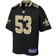 Load image into Gallery viewer, Men' NFL Pro Line A.J. Klein Black New Orleans Saints Big &amp; Tall Player Jersey