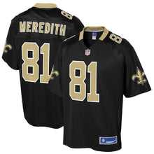 Load image into Gallery viewer, Men' NFL Pro Line Cameron Meredith Black New Orleans Saints Big &amp; Tall Player Jersey