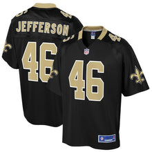Load image into Gallery viewer, Men' NFL Pro Line Rickey Jefferson Black New Orleans Saints Big &amp; Tall Player Jersey