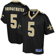 Load image into Gallery viewer, Men' NFL Pro Line Teddy Bridgewater Black New Orleans Saints Player Jersey