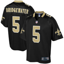 Load image into Gallery viewer, Men' NFL Pro Line Teddy Bridgewater Black New Orleans Saints Big &amp; Tall Player Jersey